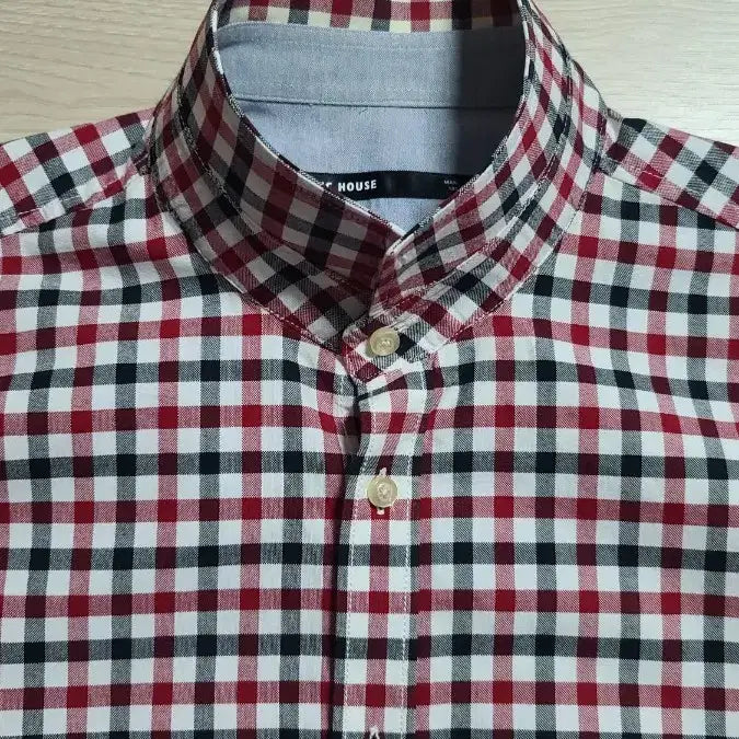 [BUNJANG] Basic House Slim Fit Oxford Check Shirt / 베이직하우스 체크셔츠 옥스퍼드셔츠 슬림핏 105 100 103