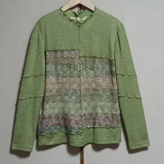 [BUNJANG] Symax Pattern Blouse Top / syamax(시스맥스)패턴 블라우스/티 66