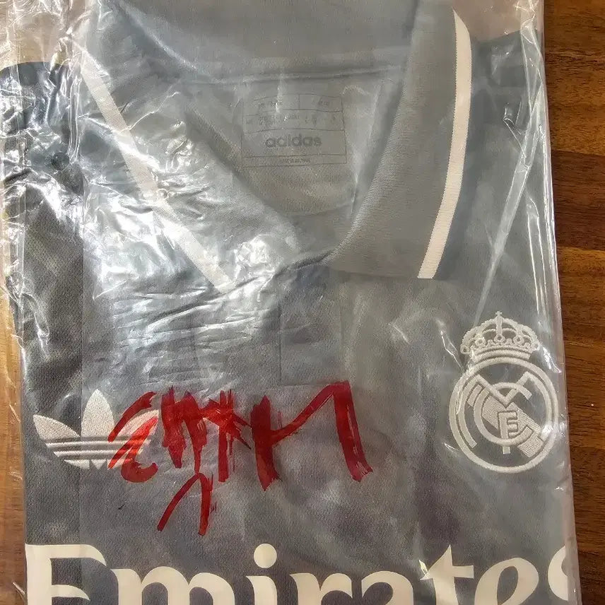 [BUNJANG] Adidas Real Madrid 2024/25 3rd Jersey Charcoal - KR / M / 아디다스 레알 마드리드 2024/25 3rd 저지 차콜 - KR / M