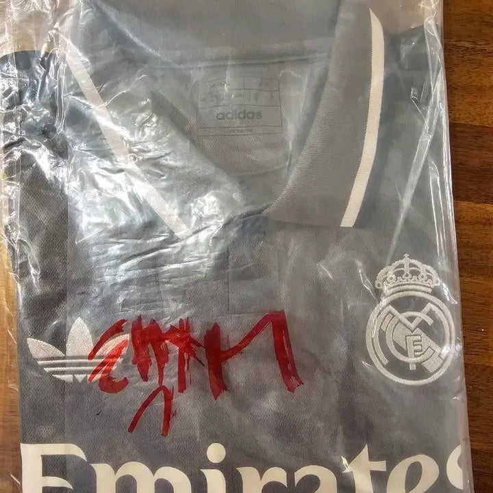 [BUNJANG] Adidas Real Madrid 2024/25 3rd Jersey Charcoal - KR / M / 아디다스 레알 마드리드 2024/25 3rd 저지 차콜 - KR / M