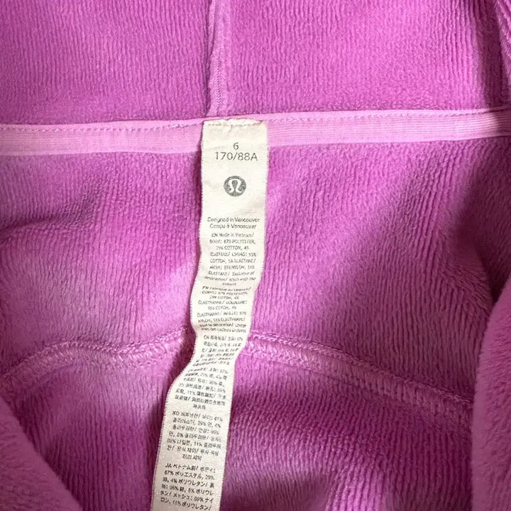 [BUNJANG] Lululemon Scuba Full-Zip Hoodie Pink / 룰루레몬 스쿠바 풀집 후디 핑크