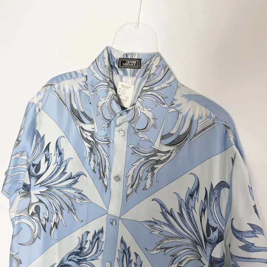 [SOLD OUT] D2 빈티지 지아니 베르사체 실크 셔츠 L-XL사이즈