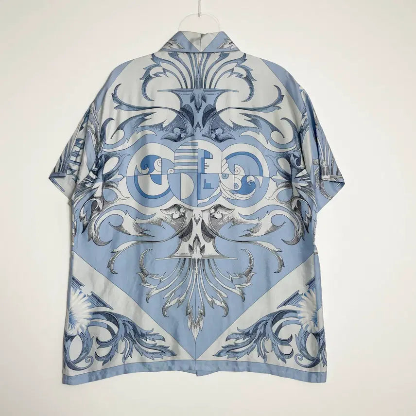 [SOLD OUT] D2 빈티지 지아니 베르사체 실크 셔츠 L-XL사이즈