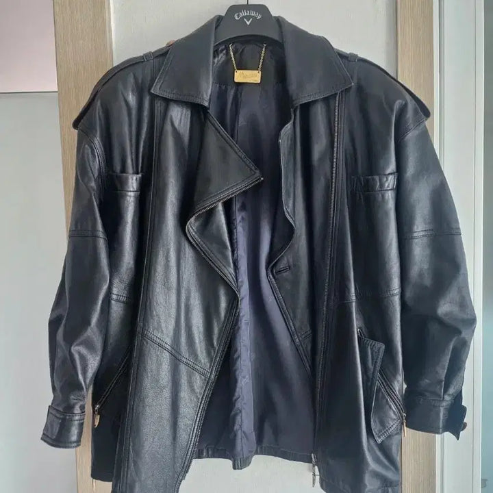 [BUNJANG] Men's Leather Jacket / 남성 가죽자켓