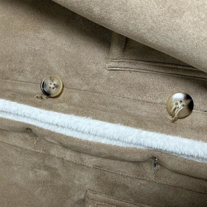 [BUNJANG] Lake Studio Suede Mouton Jacket Brown / 레이크스튜디오 스웨이드 무스탕 자켓 브라운