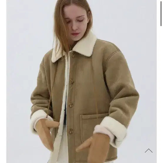 [BUNJANG] Lake Studio Suede Mouton Jacket Brown / 레이크스튜디오 스웨이드 무스탕 자켓 브라운
