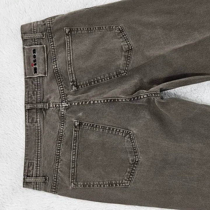 [BUNJANG] Kiton Brown Khaki Denim Pants / 키톤 브라운카키 데님 팬츠