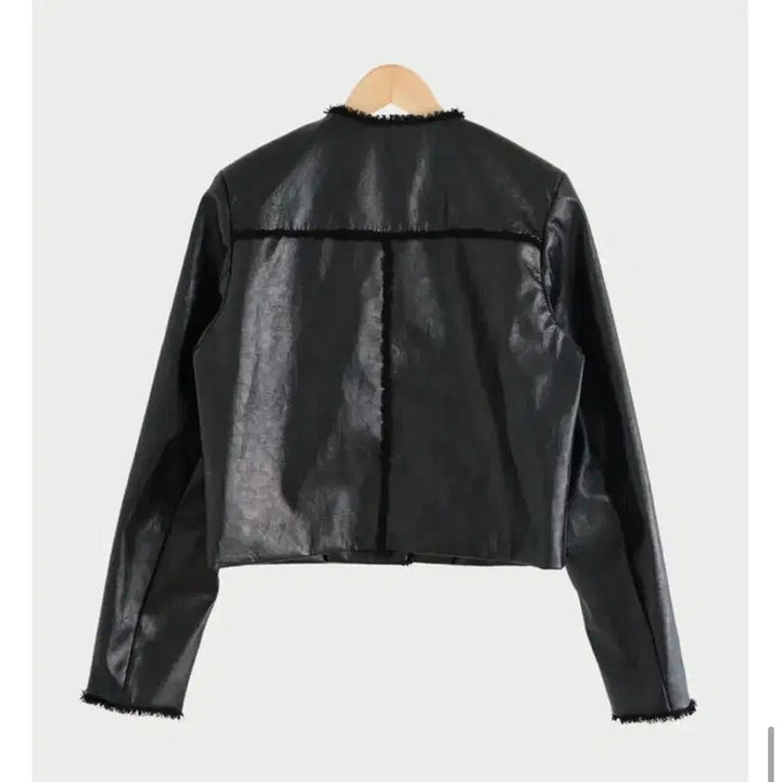 [BUNJANG] With Bloom Tweed Leather Jacket / 반택포 위드블룸 트위드 레더 자켓