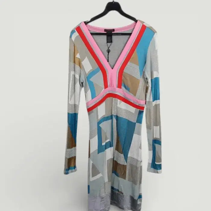 [BUNJANG] Kusto Barcelona Geometric Pattern Dress / [득템가] 여성S/ 쿠스토바르셀로나 기하학 패턴 원피스GY 36-2