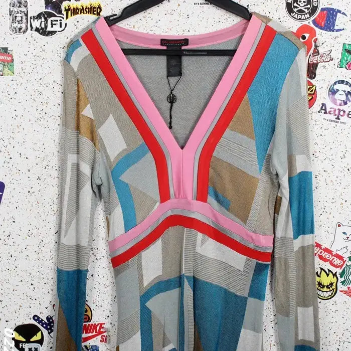 [BUNJANG] Kusto Barcelona Geometric Pattern Dress / [득템가] 여성S/ 쿠스토바르셀로나 기하학 패턴 원피스GY 36-2