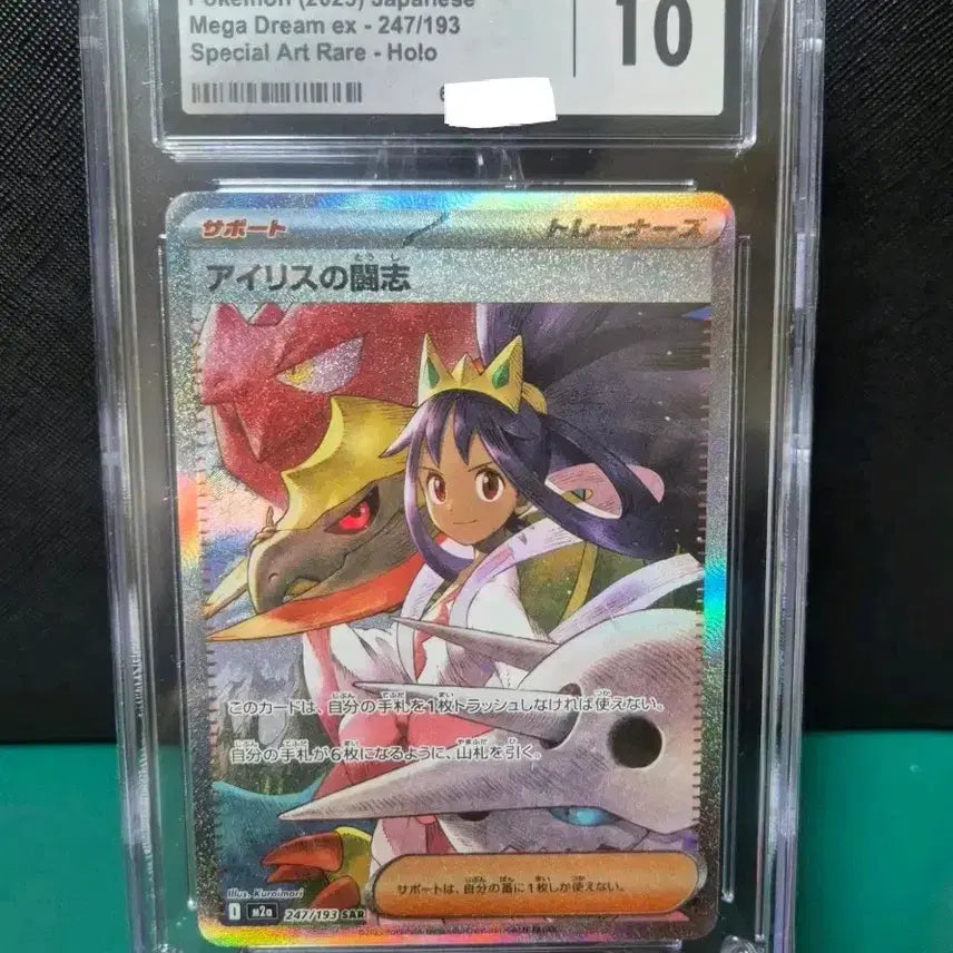 [BUNJANG] Iris's Resolve SAR CGC 10 Pokemon Card / [일판]아이리스의 투지sar CGC10등급 포켓몬카드