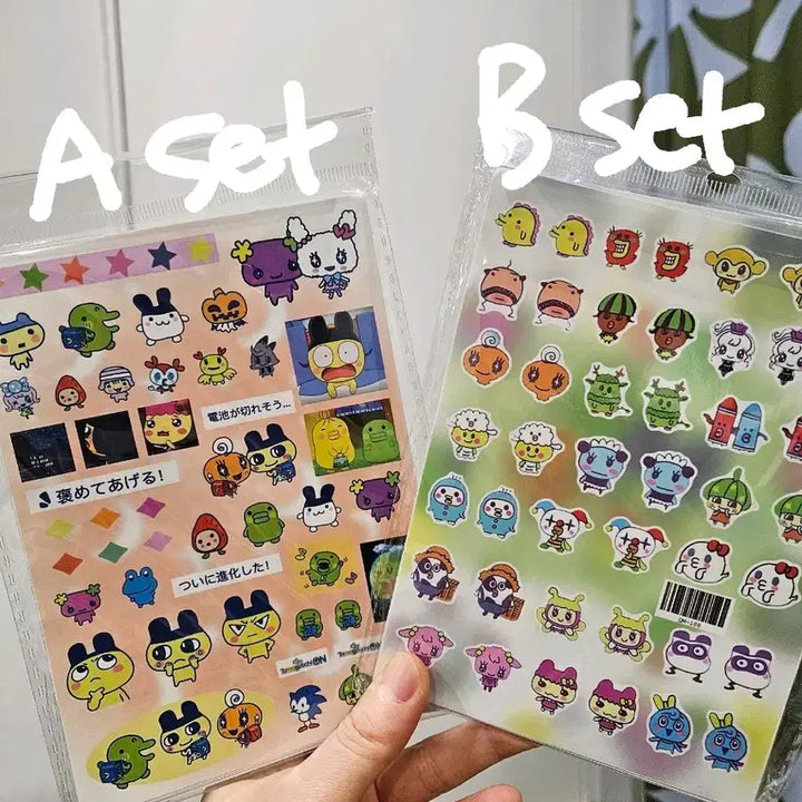 [BUNJANG] Tamagotchi Sticker Set / 다마고치 스티커 8장세트