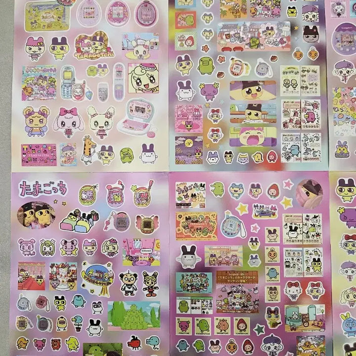 [BUNJANG] Tamagotchi Sticker Set / 다마고치 스티커 8장세트