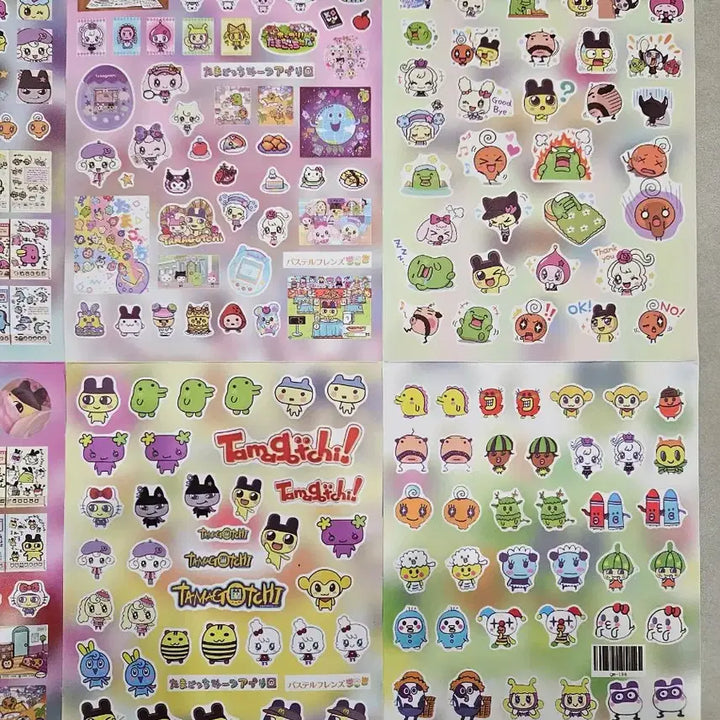 [BUNJANG] Tamagotchi Sticker Set / 다마고치 스티커 8장세트