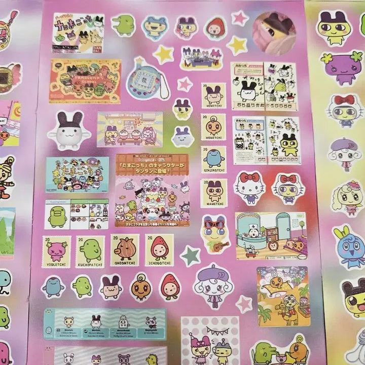 [BUNJANG] Tamagotchi Sticker Set / 다마고치 스티커 8장세트