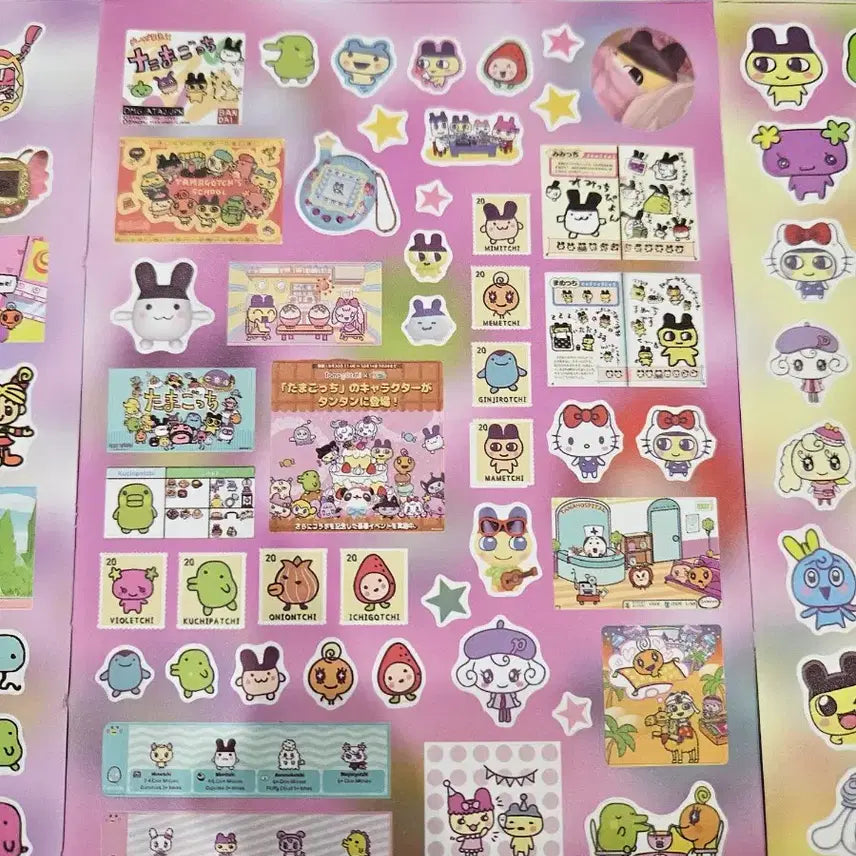 [BUNJANG] Tamagotchi Sticker Set / 다마고치 스티커 8장세트