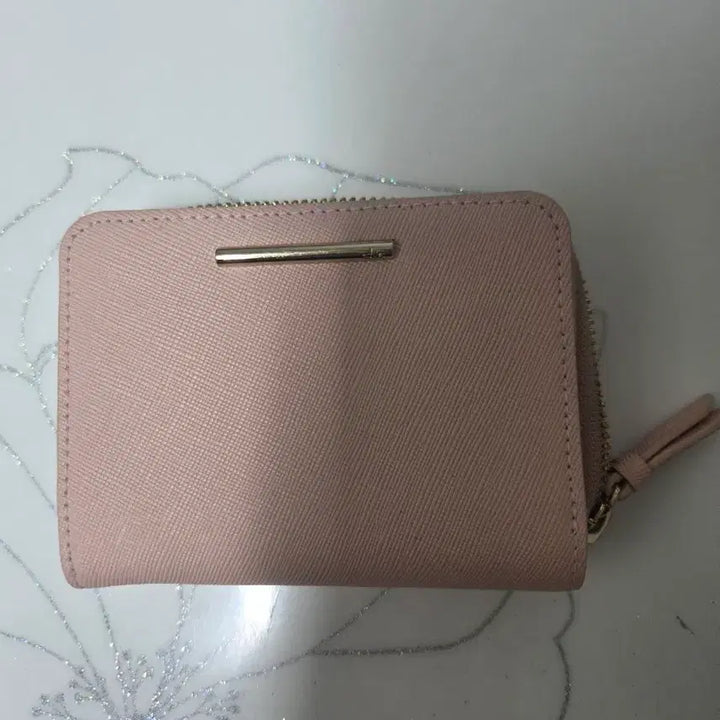 [BUNJANG] Louis Quatorze Pink Embossed Leather Clutch Card Wallet / 루이까또즈  일괄