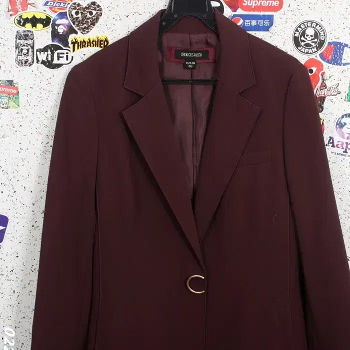 [BUNJANG] Georges Rech One-Button Long Jacket / 여성55/ 조르쥬레시 원버튼 롱 자켓 BD 36-3