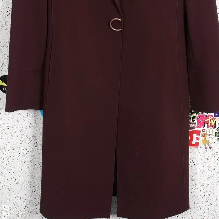 [BUNJANG] Georges Rech One-Button Long Jacket / 여성55/ 조르쥬레시 원버튼 롱 자켓 BD 36-3