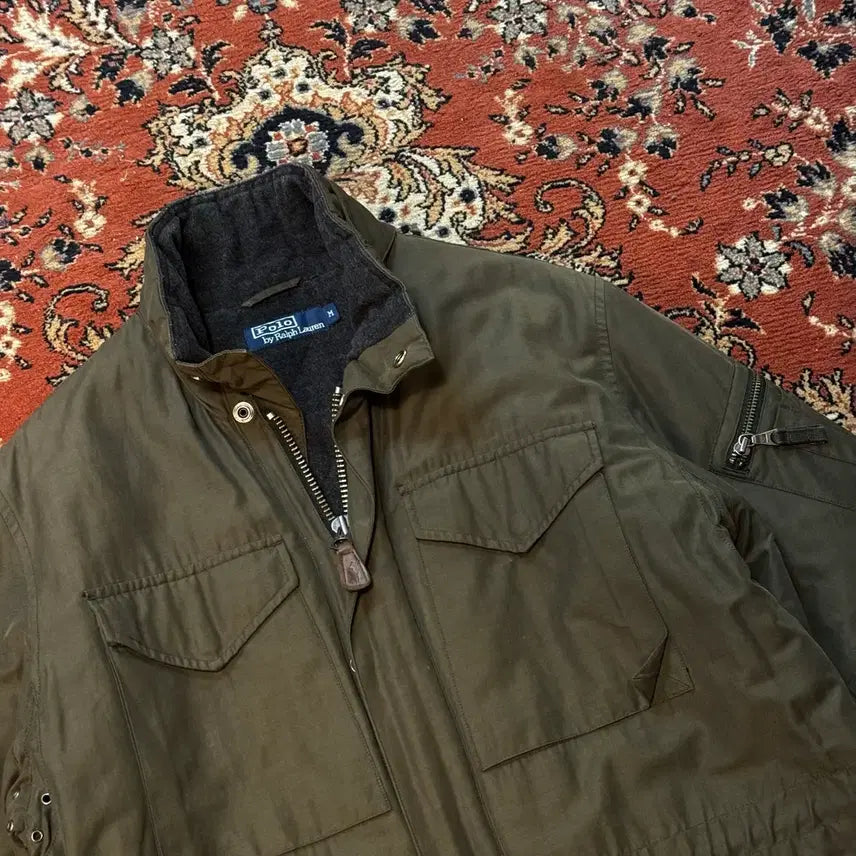 [SOLD OUT] 폴로 랄프로렌 m65 필드자켓 카키 (L)