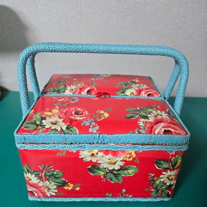 [BUNJANG] Cath Kidston Floral Pattern Sewing Box / 빈티지 캐스키드슨 소잉박스