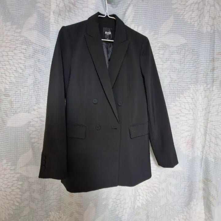 [BUNJANG] A+G Black Double-Button Jacket / A+G 블랙 더블버튼 자켓