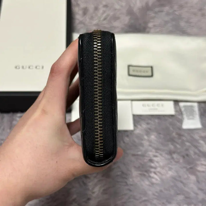 [BUNJANG] Gucci GG Marmont Matelasse Long Wallet Black / [풀구성] 구찌 GG 마몬트 마틀라세 장지갑 블랙