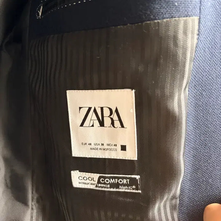 [BUNJANG] ZARA Men's Navy Jacket / 자라 남성 네이비 자켓 상의 48