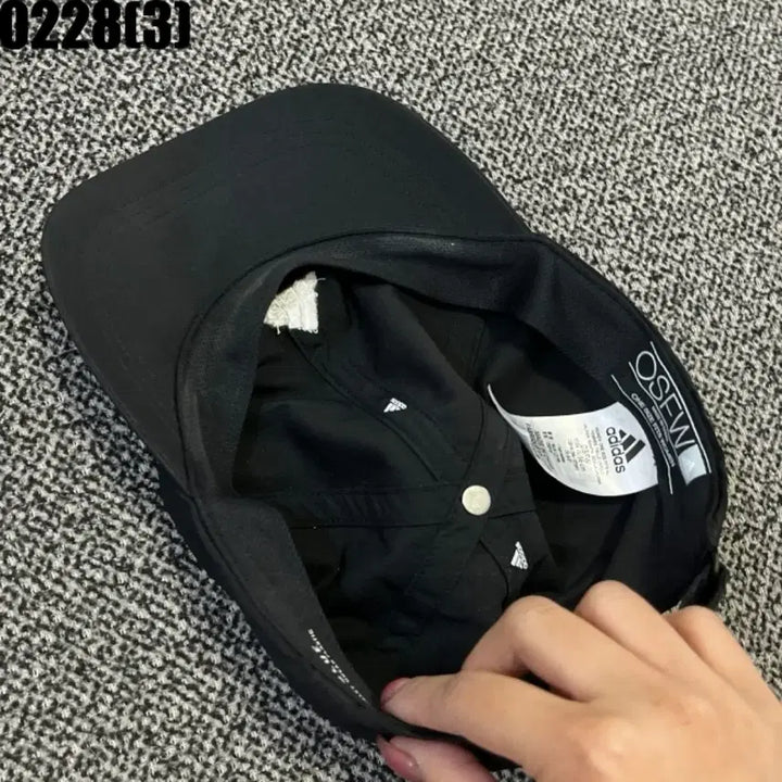 [BUNJANG] Adidas Black Ball Cap / 아디다스 블랙 볼캡 모자 0228