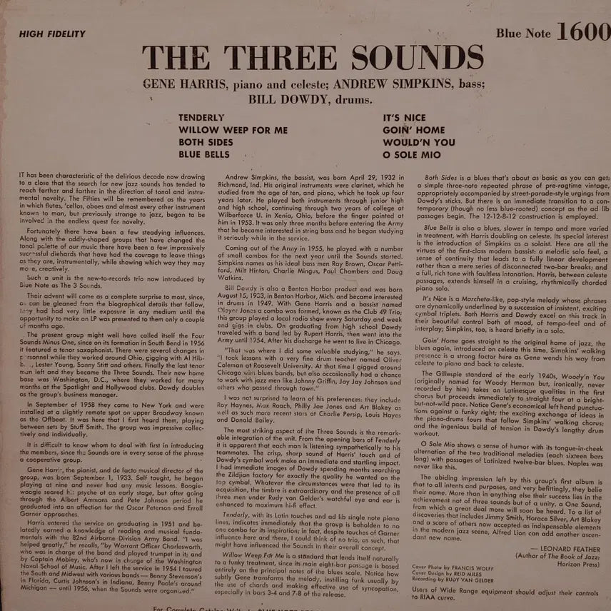 [BUNJANG] Three Sounds Blue Note LP / ORIGINAL BLUE NOTE LP - THREE SOUNDS