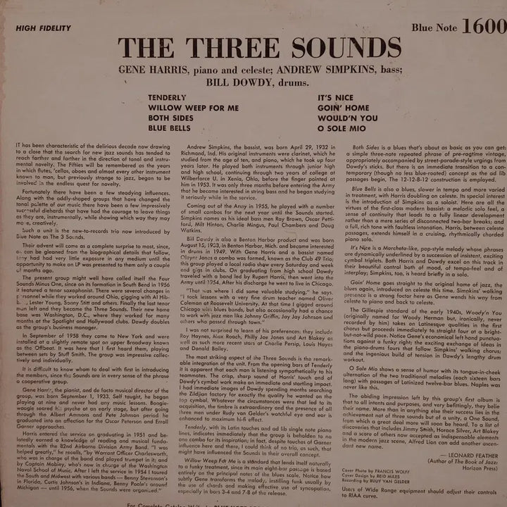 [BUNJANG] Three Sounds Blue Note LP / ORIGINAL BLUE NOTE LP - THREE SOUNDS