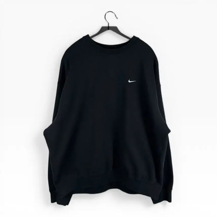 [BUNJANG] Nike NRG Swoosh Crewneck Sweatshirt / (무료배송)XXL) 나이키 NRG 스우시 맨투맨 블랙