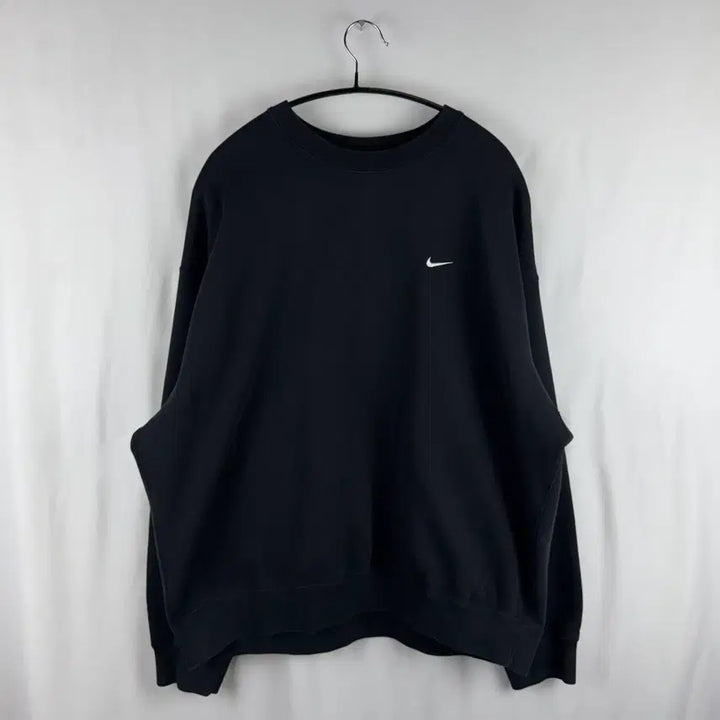 [BUNJANG] Nike NRG Swoosh Crewneck Sweatshirt / (무료배송)XXL) 나이키 NRG 스우시 맨투맨 블랙