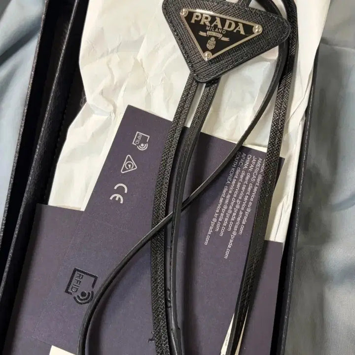 [BUNJANG] Prada Bolo Tie / 프라다 볼로타이 넥타이 프라다넥타이 파워정품(남여공용)