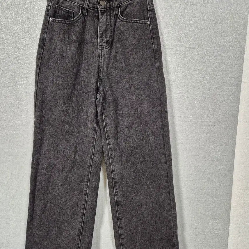 [SOLD OUT] S-BIN 블랙 워싱 데님 와이드 팬츠 55