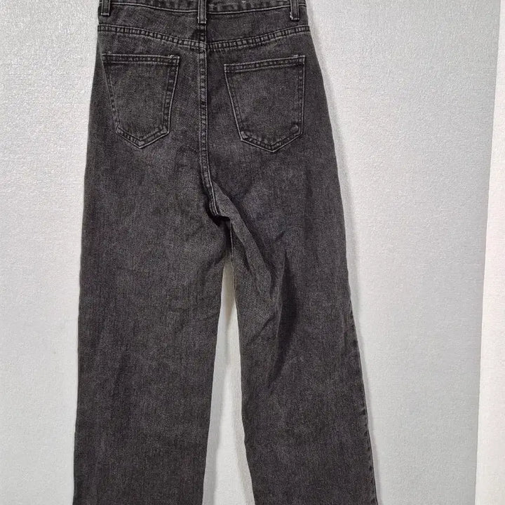 [SOLD OUT] S-BIN 블랙 워싱 데님 와이드 팬츠 55