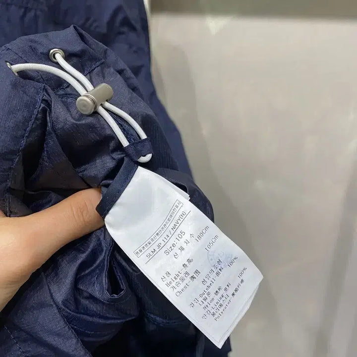 [BUNJANG] Louis Castel Golf Navy Windbreaker Jacket / (105) 루이까스텔 골프 스포츠 네이비 홑겹 바람막이 자켓