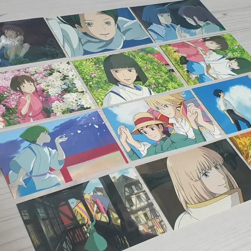 [BUNJANG] Ghibli Square Sticker Set / 지브리 사각 스티커 믹스