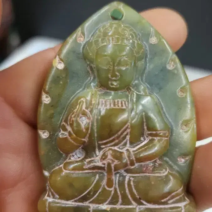 [BUNJANG] Jade Buddha Statue / 비취옥 불상