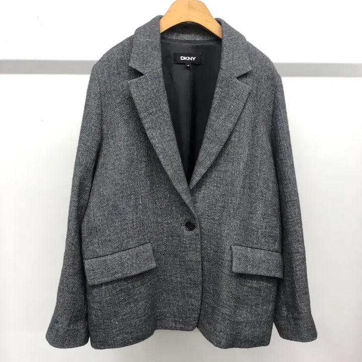 [BUNJANG] DKNY Oversized Cashmere Blend Blazer Jacket / 한섬 DKNY 여성 오버핏 캐시미어 자켓 XS