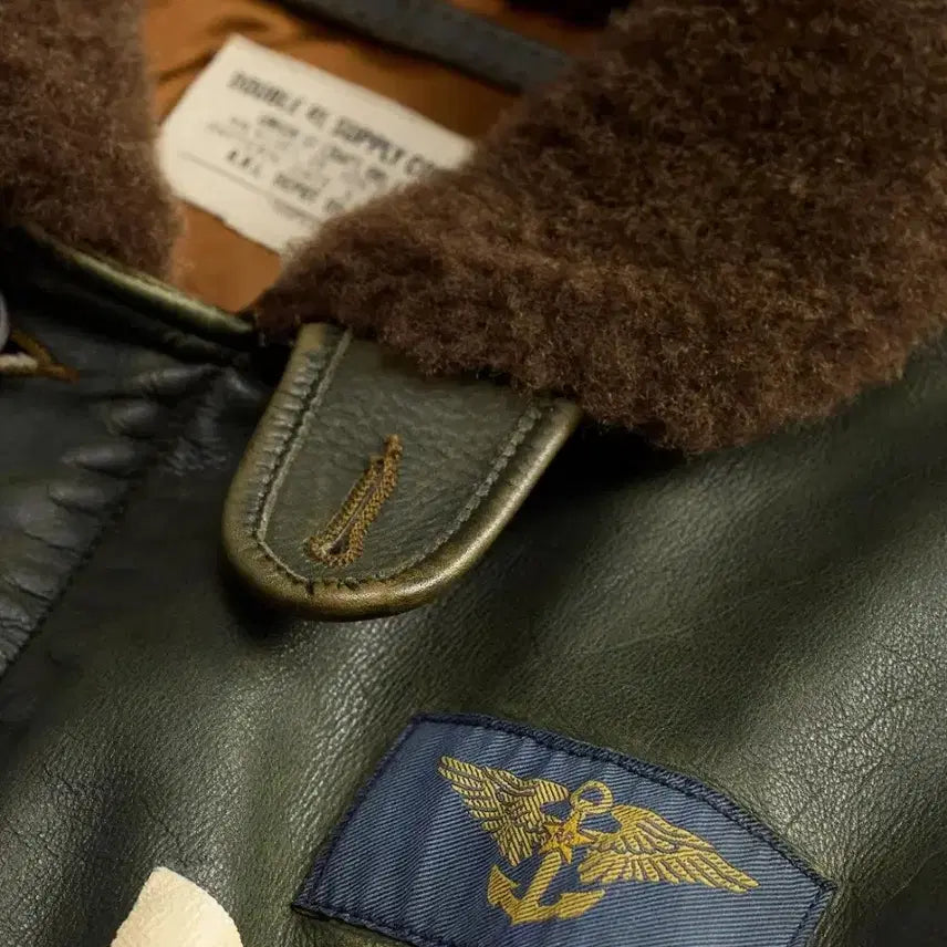 [BUNJANG] RRL Leather Deck Jacket N-1 / rrl 더블알엘 레더 덱자켓 N-1