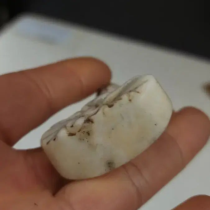 [BUNJANG] Jade Seated Buddha Statue / 고옥에강옥 백옥좌상불상