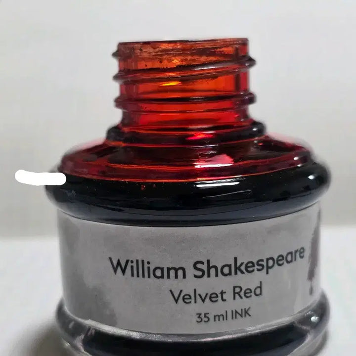 [BUNJANG] Montblanc William Shakespeare Velvet Red Ink / 몽블랑 한정판 잉크 윌리엄 셰익스피어 벨벳레드