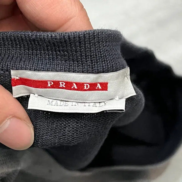 [BUNJANG] Prada V-Neck Knit Sweater / 프라다 브이넥 니트 +명품감정서 y15707