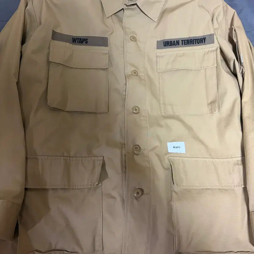 [BUNJANG] WTAPS 21SS Jungle Shirt Beige XL / wtaps jungle 더블탭스 21ss 정글 셔츠