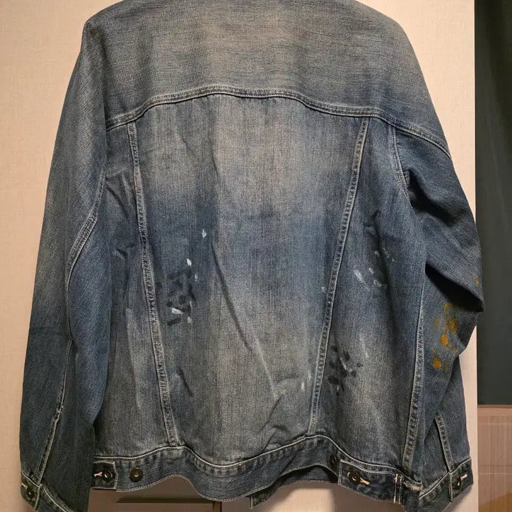 [BUNJANG] Liberators Painted Denim Jacket / [XL] 리버레이더스 페인티드 데님 자켓