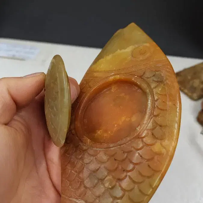 [BUNJANG] Jade Inkstone / 귀한 어문옥벼루