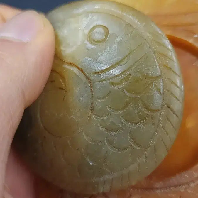 [BUNJANG] Jade Inkstone / 귀한 어문옥벼루