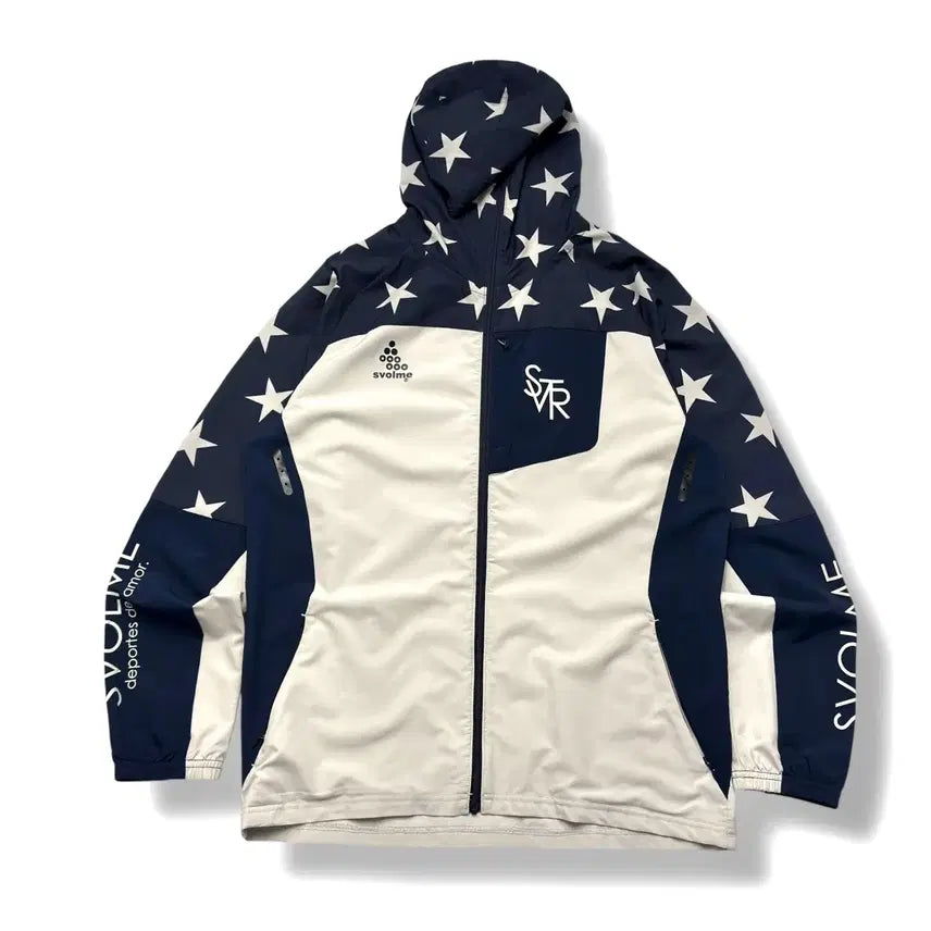 [BUNJANG] Svolme Star Pattern Training Windbreaker Jacket / Svolme 별 패턴 트레이닝 바람막이 자켓