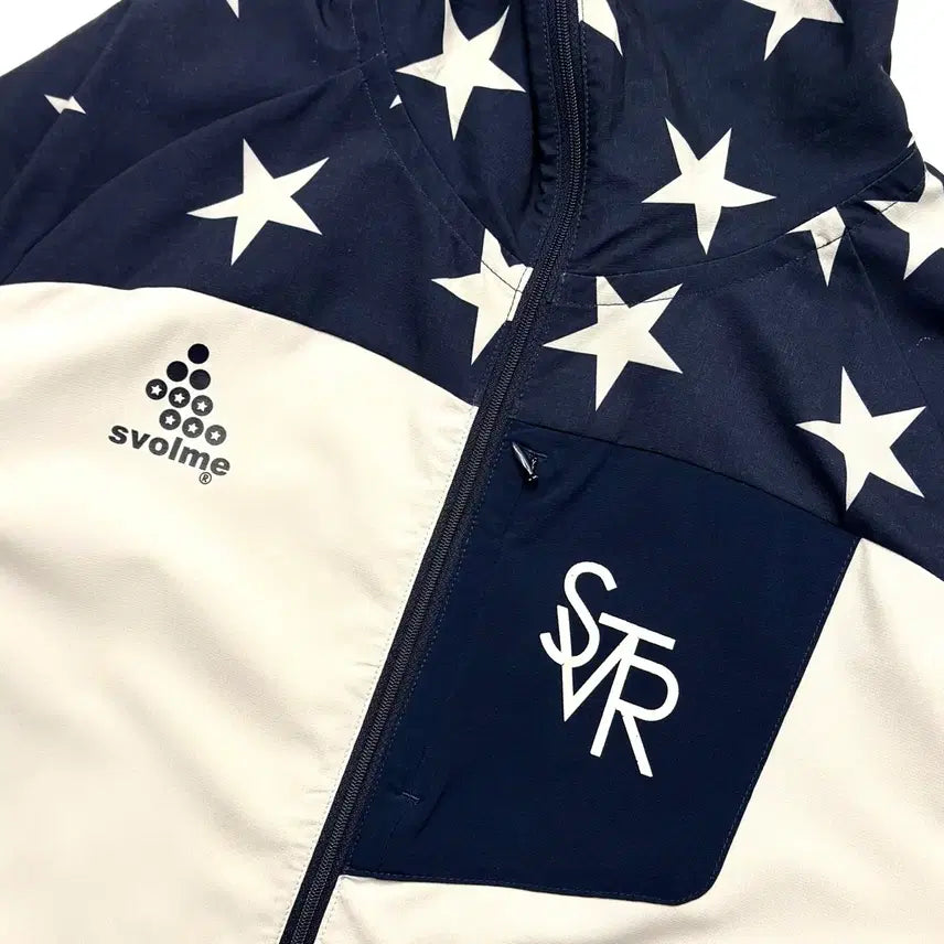 [BUNJANG] Svolme Star Pattern Training Windbreaker Jacket / Svolme 별 패턴 트레이닝 바람막이 자켓